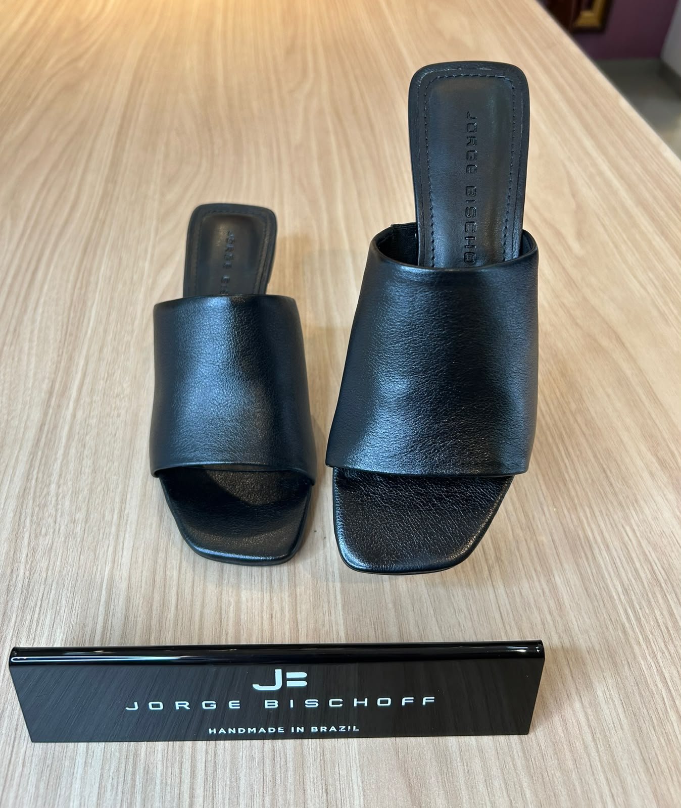 SANDALIA SLIDE JORGE BISCHOFF/40 PRETO J27823001003